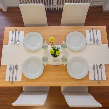 公寓 Schoene 2 Zimmerwohnung Mit Uhd-tv, Grossem Balkon Und Haengematte *